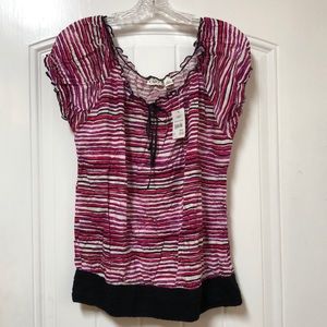 Cato, size: large, dark pink, purple, black, white